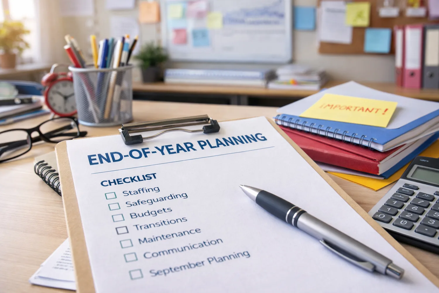 End-of-Year Planning Checklist for Schools