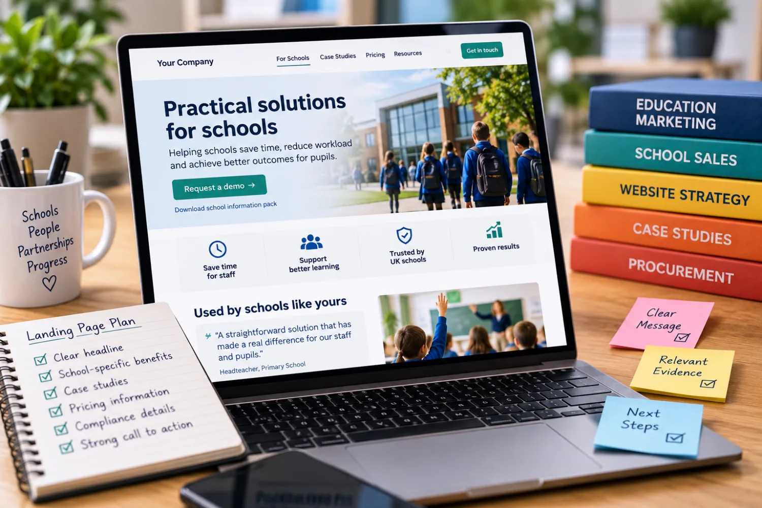 How to Build a School-Specific Landing Page That Supports Sales
