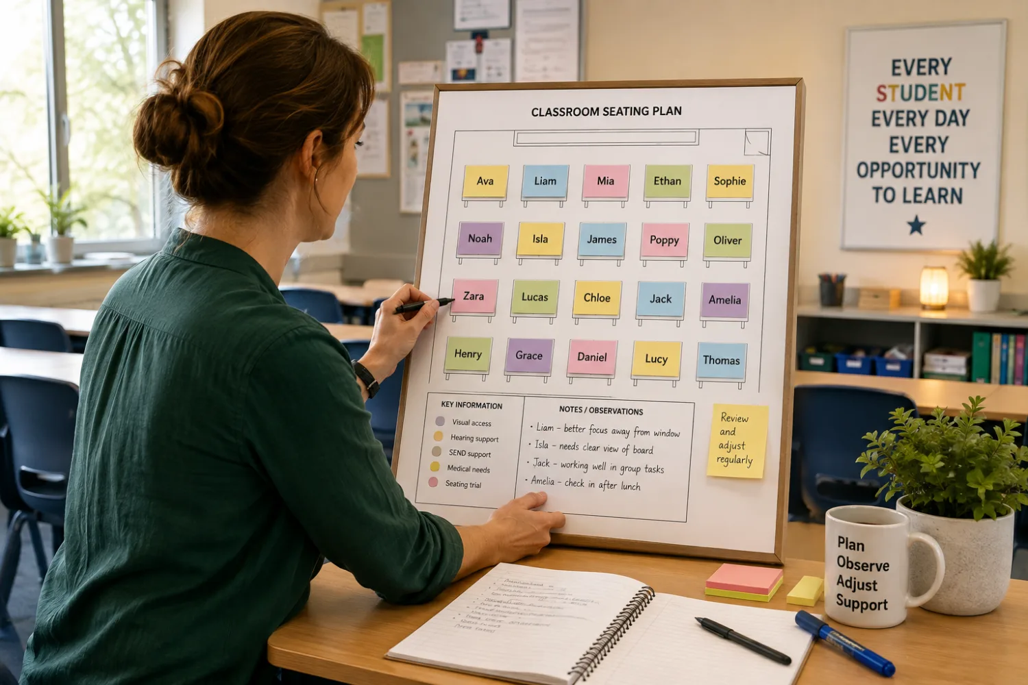 How to Make Seating Plans That Can Change as You Learn More