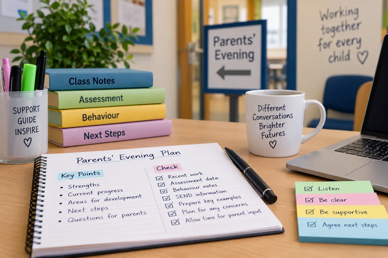 How to Plan the First Parents’ Evening From Your Notes