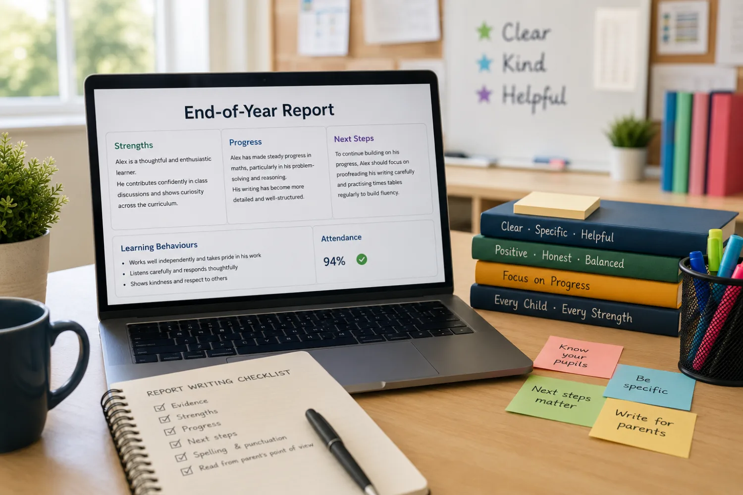Writing End-of-Year Reports Faster Without Losing Quality