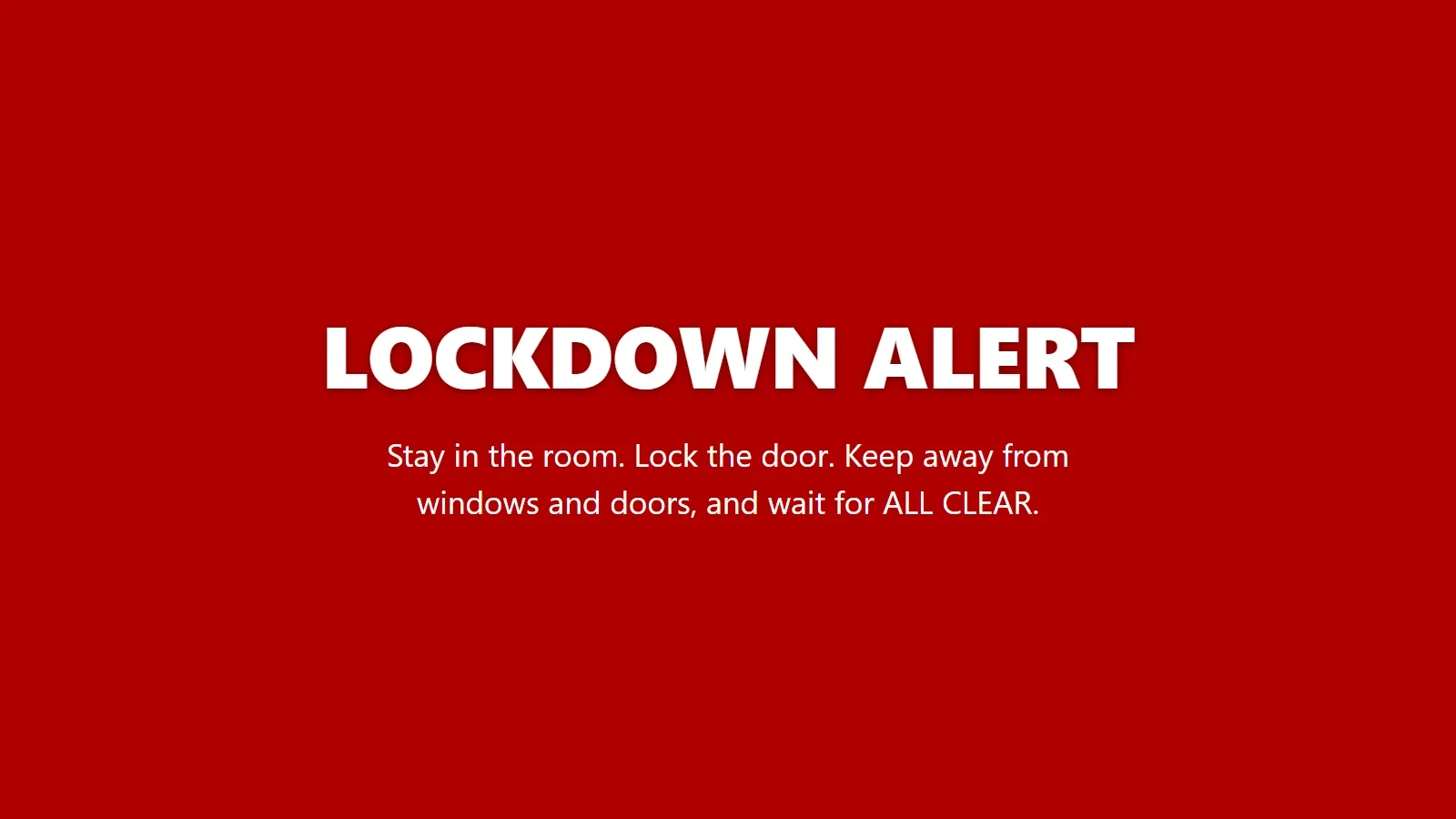 Ed-Tech & Digital Tools, Transport, Safety & Security, IT, Networking & Infrastructure – Lockdown Alert